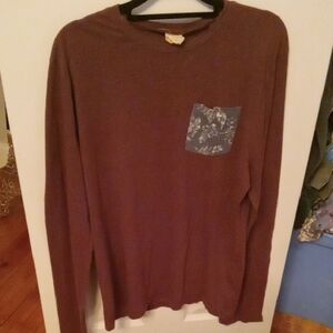 Heathered Mauve Top Size L